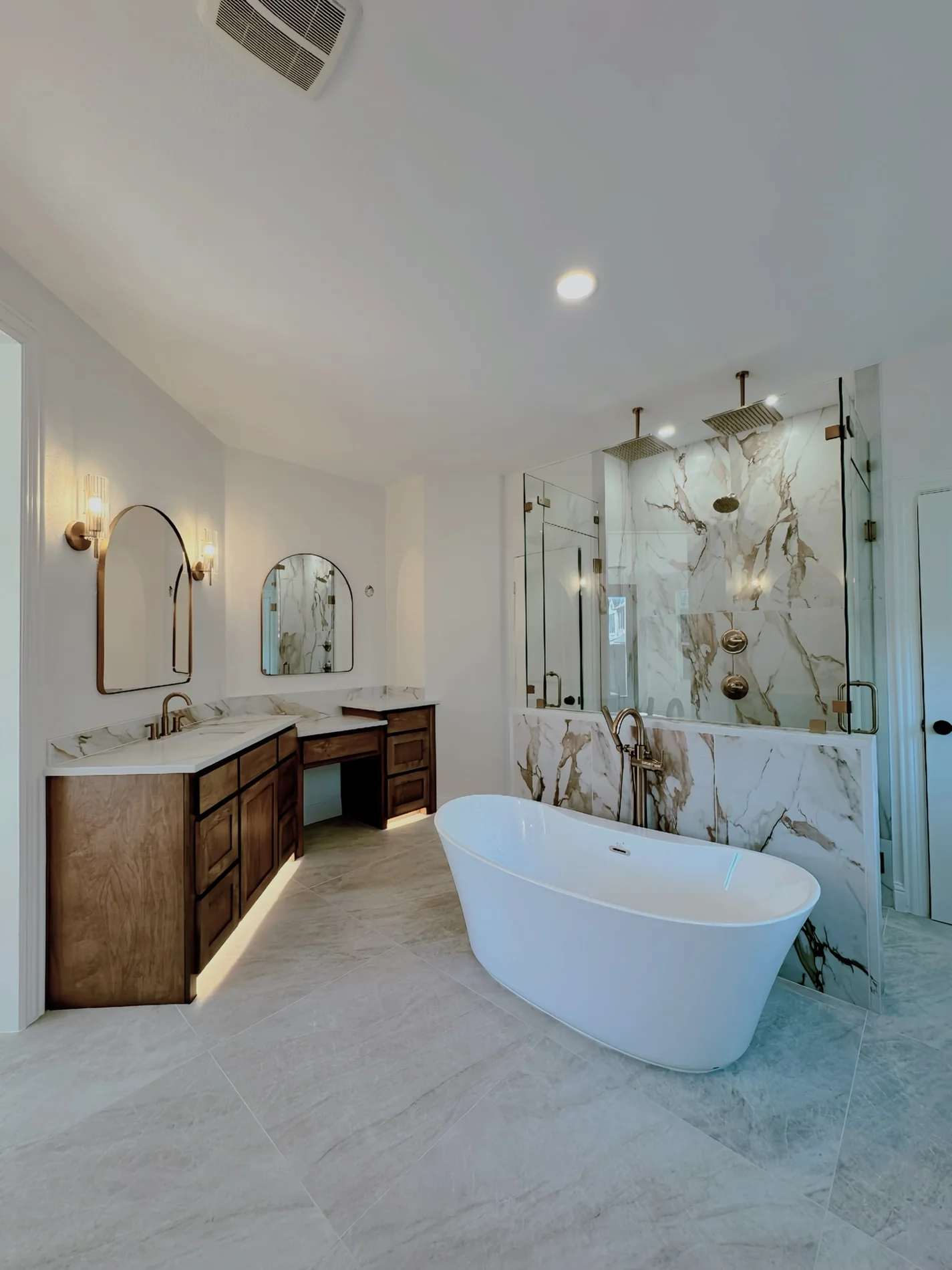 Complete primary bathroom remodel